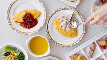 朝食ビュッフェ